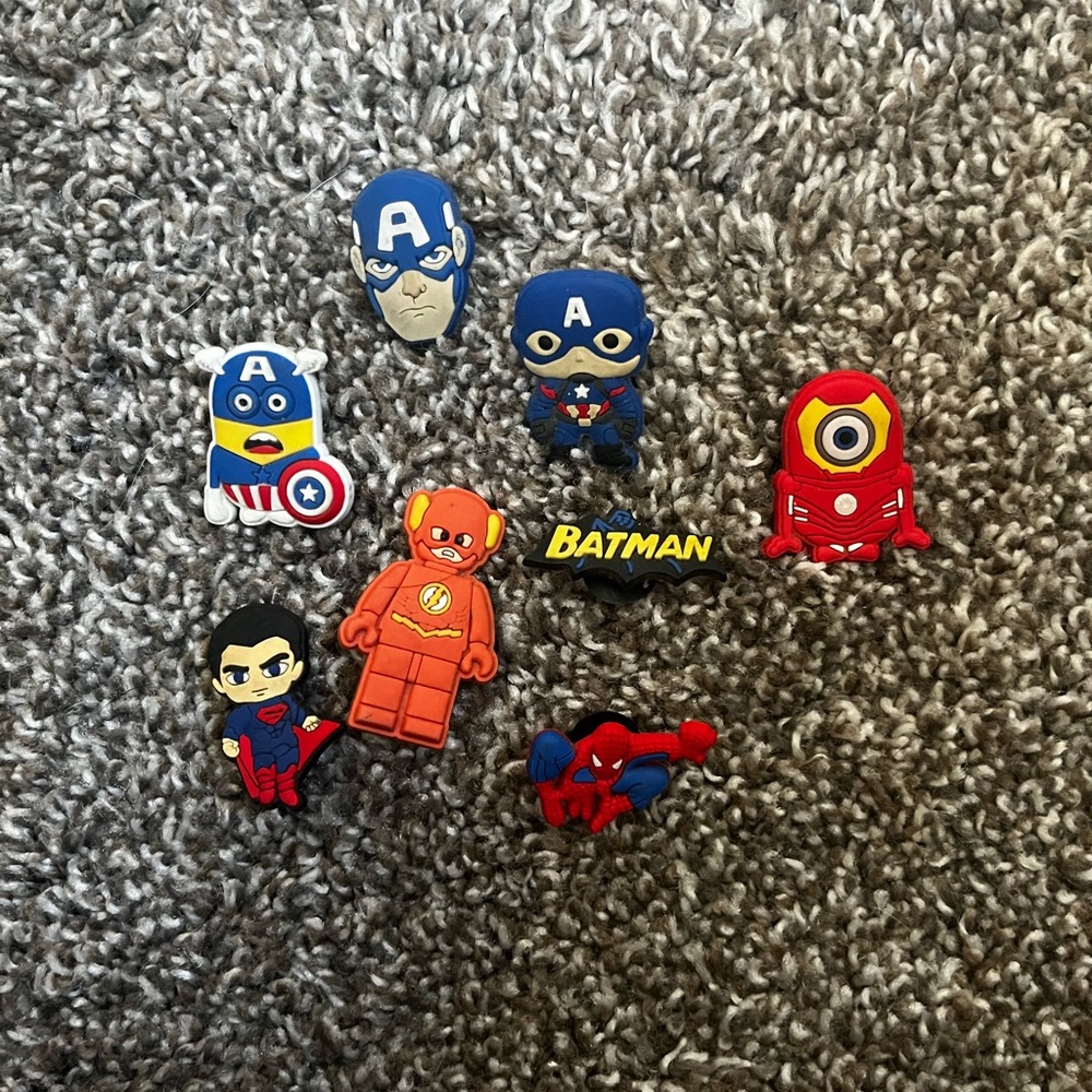 CROCS superhero jibits